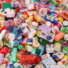 1套迷你房间微型冰箱模型，含10件微型食物模型，微型场景冰箱装饰。非电动，适合14岁以上儿童 - 均碼 - 查看 12