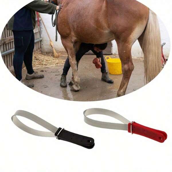 Stainless Steel Horse Shedding Grooming Tool, Horse Itching Scratcher, Horse Fur Removal Instrument