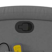 vidaXL Massagesessel Dunkelgrau Stoff - Grau - Übersicht 11