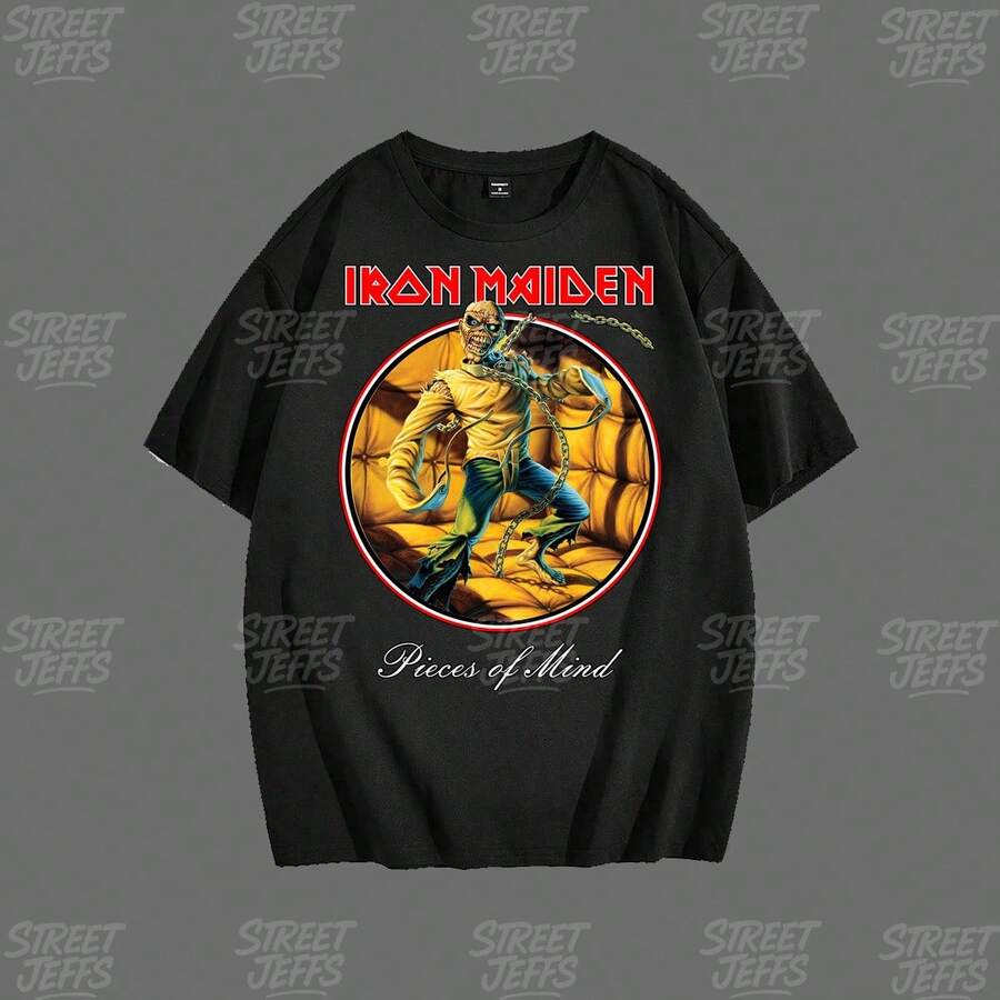 Basic T-Shirt Music Famous International Singer Urban Culture Rock Metal Rock N Roll Famous Band Singer Shirt Blouse Unisex Men's Women's 100% Cotton Top Premium Streetwear New Release Immediate Shipping Various Colors!! Plus Size - 心靈碎片 - 查看 1