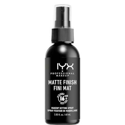 NY X Professional MakeUp Matte Finish Fini Mat, Spray Fijador de Maquillaje, Acabado Mate, Larga Duración, 60 ml