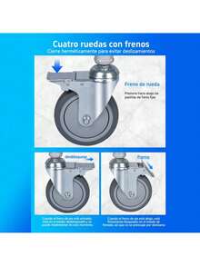 Silla Para  Ducha De Ruedas Con Bacinica Ajustable 150kg - Paquete 2 - Ver 9