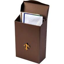 MailboxesARCHITECTURAL MAILBOXES City Classic™ Buzón Vertical montado en la Pared para Exterior Acero galvanizado Resistente al óxido Caja de Correo pequeña BronceMailboxes - Bronceveneciano - Ver 3