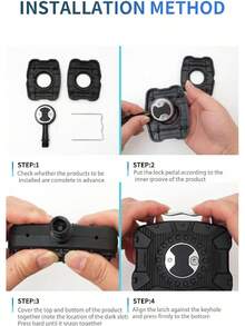 Rehomy - Un par de bicicletas de carretera sin clipless Pedal convertidor de pedal sin clip a pedal plano para pedales Wahoo - 1 - Ver 3