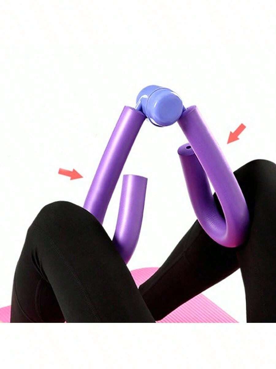 Leg Kegel Exercise Equipment, Fleece- Covered Pelvic Floor Trainer For Home Use - 紫色 - 查看 1