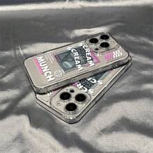 Funda de Teléfono Transparente de TPU con Patrón de Crema de Edvard Munch, Adecuada para  17 Air Pro Max,  16, 15, 14, 13, 12, 11, XS, XR, X, 7, 8, 12/13 Mini Plus Pro Max SE, Perfecta para Cumpleaños o, Accesorios Tecnológicos para Regalos, Funda de Teléfono Artística, Estilo Impresionista, Diseño de Edvard Munch, Material TPU Flexible, Escenarios de Uso, Entusiastas de Accesorios Tecnológicos - Colores mixtos - Ver 1