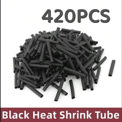 420pcs Heat Shrink Tubing, Diameter 3mm, Length 20mm
