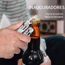 FINYQBET Pinzas Multiherramientas 16 en 1, Alicates de Punta con Cortaalambres Reemplazables, Navaja de Bolsillo, Abrelatas y Destornillador para Camping, Supervivencia y Reparaciones - 1 - Ver 9