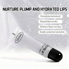 Clear Lip Oil Set, Long Lasting Non-Sticky Formula, High Shine Hydrating Lip Oil For Dry Lips, 6 Pack - Trong suốt - Xem 6