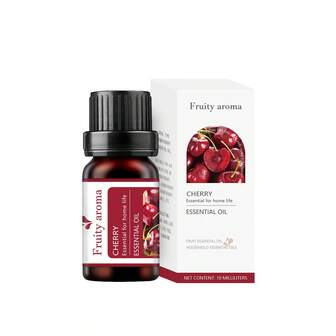 1pc, 10ml Blissful Fruit Scented Essential Oil - High-Quality Fragrance For Diffuser, Humidifier And Aromatherapy - Mango, Raspberry, Sweet Orange, Lemon, Cherry, Grapefruit, Semi-Ripe Peach Fragrance, For Relaxation And Mood Uplift