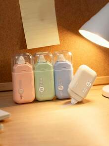 6卷装双面胶带，6毫米 x 5米，多种柔和颜色可选，不粘手，多用途胶带，适用于剪贴簿、拼贴画、相册、日记、手工制作、办公用品、返校准备、便携式塑料瓶，精准尖头，粘贴顺滑，工艺用品 - 彩色 - 查看 4