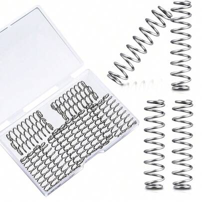 20 Pack Precision Pruner Pruning Shear Springs Stainless Steel Gardening Spring Replacement Precision Springs Pruners Compatible With Hydrofarm For Pruners And Trimming Scissors{Inchcolorinch:InchSilverinch}