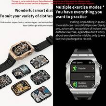 SGDDFIT Smart Watches - Arancione Dorato - Visualizzare 3
