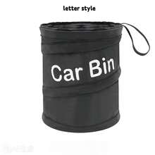 Foldable Multifunctional Hanging Car Trash Can, Made Of Double Oxford Cloth Material, Easy To Operate, Comes With A Hanging Hanging Bag, Car Storage Bin, Backrest Storage Bag, Car Interior Hanging Large Capacity Car Trash Can - Convenient Garbage Container And Seat Back Storage Bag - Car Interior Accessories, Car Companion, Men's Gift. - Multicolor - View 11