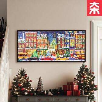 1pc VINLAA Jigsaw Puzzle Wall Art Decor, Adult Puzzle Painting Home Decoration, Birthday/Halloween/Christmas Gift, Landscape Puzzle Illustration Watercolor Oil Painting Style, Eid Al-Fitr