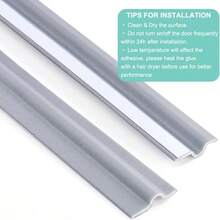 门窗密封条，防风条，自粘隔音可裁剪密封条，长度 6.56 英尺 - 灰色 - 彩色 - 查看 3