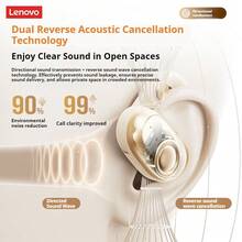 Lenovo EA366 Ear-Hook Bluetooth Headphones, Open-Back Bone Conduction, Bluetooth 5.4 Stable Connection, Sweat-Proof And Anti-Loss For Exercise, Compatible With Apple, Huawei, And Xiaomi, Black - Black - View 6