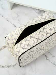 Men's Clutch Bag, Men's Handbag, Men's Wrist Bag, Men's Toiletry Bag, Large Capacity, Waterproof, Lightweight, Suitable For University, Business, Travel, PU Leather, Retro, Men's Gift, Small Bag, Christmas Bag, Waterproof Backpack - Multicolor - View 8