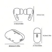 Pods (Pro Generation)Wireless Earbuds Cancelling(-36db)In-Ear Earphones With MagSafe Charging Case 30H Playtime 360 Hi-Fi Stereo Waterproof Headphones For Android IOS Laptops For IOS, Android Users, Gifts For Family, Friends, Kids, Birthday, Spring, Boyfriends, Girlfriends, Holiday,Easter Small And Portable, In-Ear Wireless Earphone Mini Earbuds - 白色(專業) - 查看 3