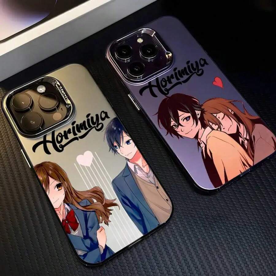 H-HorimiyaS Anime Cute Phone Case For IPhone 17 16 15 14 13 12 11 Pro Max Air Multicolor Matte Laser Aurora Funda - z1 - 查看 1
