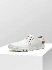 Men's Fashion Sneakers Flexible And Soft - 白色 - 查看 1