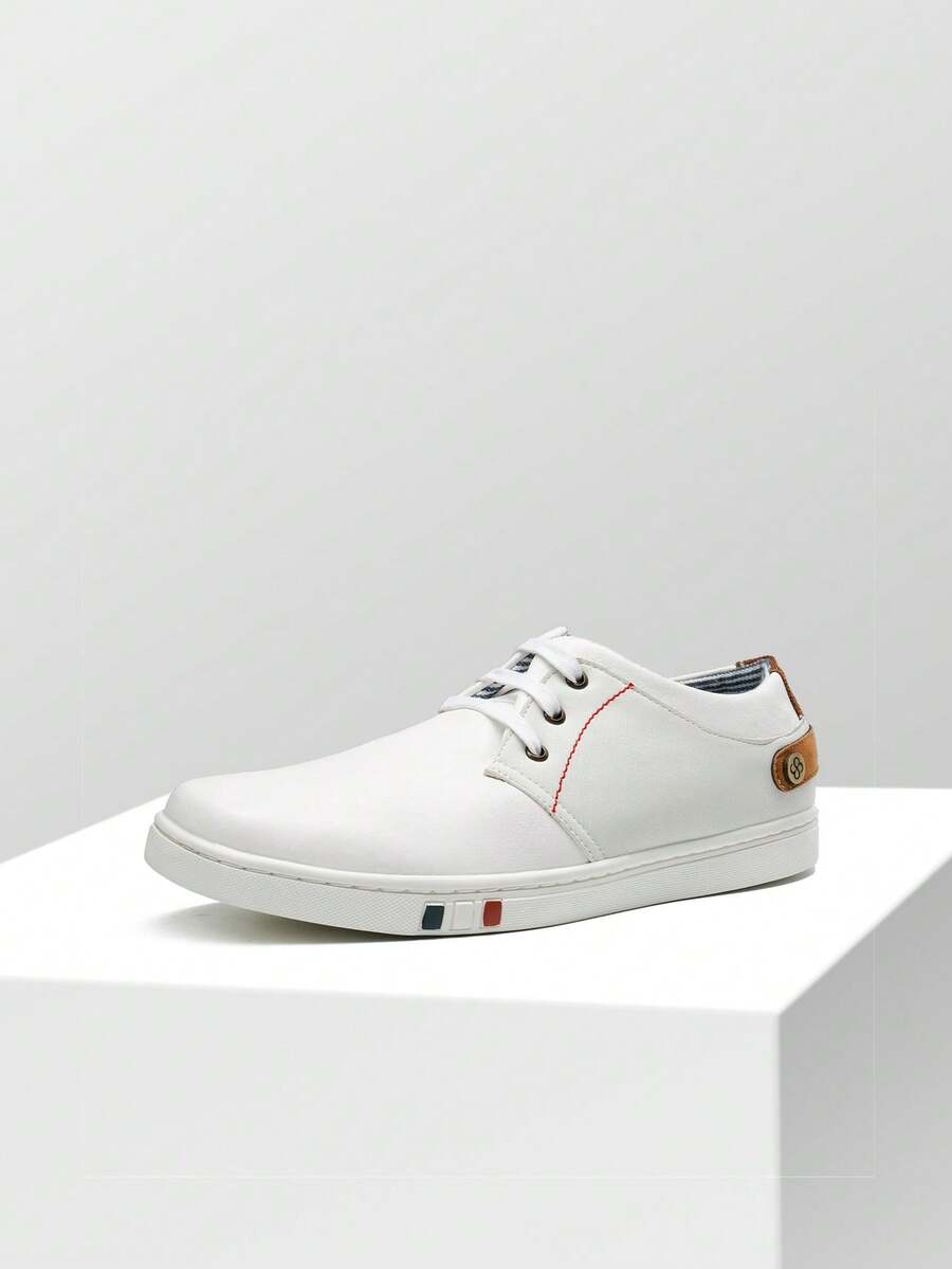 Men's Fashion Sneakers Flexible And Soft - 白色 - 查看 1