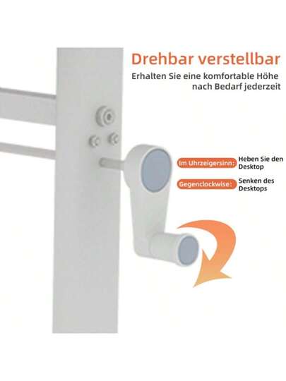 Adjustable Study Bureau Kids Adults Multi Function Height Desk, Compact view 9