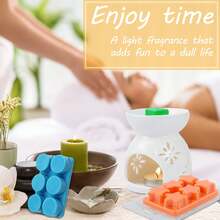 Derretidos de cera perfumada, cubos de cera de soja para calentador de cera con aroma intenso, juego de regalo de derretidos de vela, higo, fresa, bergamota, limón, lavanda, ylang-ylang, flor de cerezo, gardenia