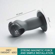 Made Of Silica Gel, It Operates With Low Noise. Equipped With An Adjustable Strap For Anti-Collision And A Strong Suction Cup, This Door Stopper Is Suitable For Use In School Dormitories, Offices, And Homes.