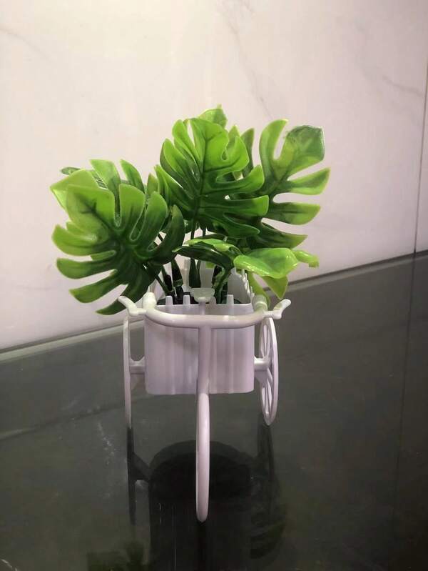 Conjunto de 3 Vasos Brancos com Árvore de Eucalipto Artificial, Mini Vasos de Plantas Verdes Artificiais para Decoração de Interiores, Casa, Escritório, Chalé, Banheiro, Mesa de Jantar, Presentes de Aniversário, Formatura, Decoração de Jardim, Planta Externa, Jardinagem, Flores Artificiais, Decoração de Casa, Decoração de Volta às Aulas, Material Escolar