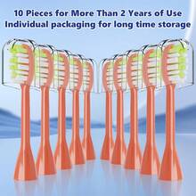 Compatible  One Series Sonicare Electric Toothbrush Replacement Brush Heads, 10 Pack (Miami Coral, Medium){Inchcolor_nameinch:InchMiamiCoralinch,Inchsize_nameinch:Inch1Count(Packof10)Inch} - 邁阿密珊瑚 - 查看 8