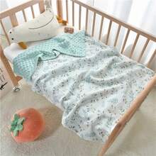 1-Piece Baby Blanket: New Autumn/Winter Newborn Cover. Cute Simple Prints, Fits Both Genders. Soft, Warm, Skin-Friendly-Top Autumn/Winter Gift For Babies. - Multicolor - View 9