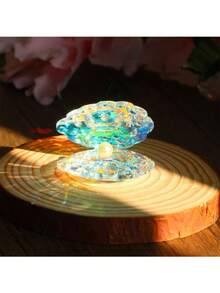 1 pieza Ornamento encantador de cristal, perla y concha: regalos de cumpleaños perfectos para decorar salas de estar y bares en el hogar