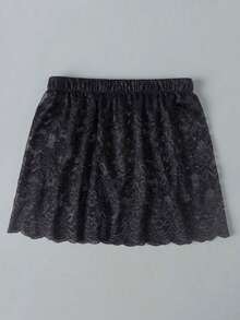 Adjustable Lace Slip Extender Skirt, Flexible Layered Mini Skirt Hem Extender For Dresses And Shirts - Multicolor - View 13