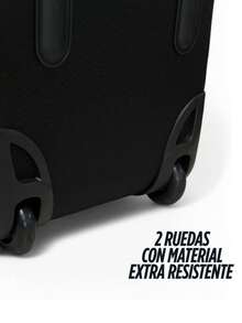 Maleta de viaje 19in con ruedas ligera y espaciosa ideal como equipaje de mano carry on expandible y resistente - Negro - Ver 5