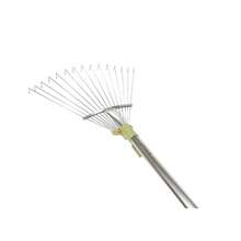 Yard Cleaning ToolsDOCA - Kit de rastrillo de Techo y Hoja Solo Cabeza Poste telescópico sin Poste 6+ Alcance rastrillo Ajustable para Hojas desechos de Techo y Limpieza de Patio Herramientas de jardín yYard Cleaning Tools - verdegrisbeige - Ver 6