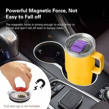 20oz Magnetic Tumbler Lid 2Pack, Compatible With Trail, Old Style Rtic, And More, Magnetic Slider Switch Spill Proof Tumbler Cover 2 Pack, Black - Gói 2 + Đen - Xem 9