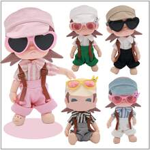 For Zsiga, Overalls & Shirt Set, Paired With Sun Hat And Cute Sunglasses, Collectible Christmas Holiday Costume, Holiday Birthday Gift (Excluding Plush Doll) - Multicolor - View 1