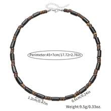 [Men's Coconut Necklace] One Day Men's Coconut Shell Beaded Necklace - Bohemian Retro  Choker - Nhiều màu - Vòng cổ - Xem 2