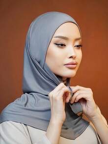 1 Balaclava feminina de cor sólida com cordão, acessório versátil com 3 formas de usar, faixa larga elástica respirável, absorvente de suor e antiderrapante, ideal para o dia a dia, esportes, ioga, fitness e moda. - A - Ver 10