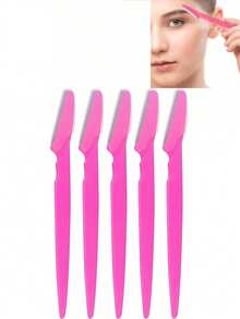 30pcs Eyebrow Trimmer Set, Eyebrow Trimmer, Long Handled Eyebrow Trimmer, Beauty Tool, Used For Eyebrow Trimming, Razor, Precision Exfoliating Tool Eyebrow Trimmer, Facial Razor Blade, Eyebrow Trimmer Blade And Razor With Protective Cover, Used For Removing Facial And Body Hair, Suitable For Travel, Suitable For Both Men And Women. 5/10pcs.