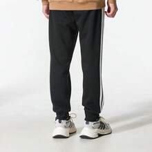 Quần thể thao nam Adidas 2026 mùa xuân mới, kiểu dáng thường ngày, lót giữ nhiệt, 3 sọc, ống côn, chất liệu bền chắc, mã JD1861. - màu đen - Xem 5