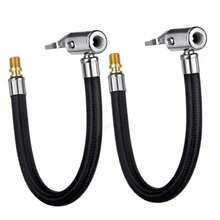 Heavy-Duty Twist-Lock Air Chuck Extension Hose - Universal Fit For Bike, Motorcycle & Car Tires - Effortless, Leak-Proof Inflation Adapter - A - View 6