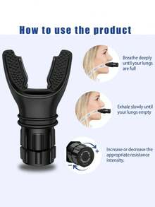Portable Breathing Trainer,Inhale Respiratory Trainer,Compact Lung Exercise Device,Strength & Respiratory Fitness Equipment,Lung Capacity & Endurance Training Device,With Silicone Mouthpiece & Progressive Resistance System,Improved Sleep Quality,Lung Capacity,For Gym, Cycling, Running, Yoga,Athletics, Swimming, Gymnastics, Martial Arts,Boxing,Football,Outdoor Activities,Ski,Basketball Accessories,Golf Accessories,Fake Braces - Multicolor - View 9