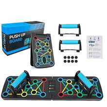 Push Up Support Board Multifunctional Exercise Chest Training Board W/ Pull Rope Multi-Function Foldable Pushup Board Muscle Max Push Up Board For Floor Fitness Strength & Exercise Training Equipment For Home Workout For Men & Women - Tabla de flexiones plegable - Ver 10