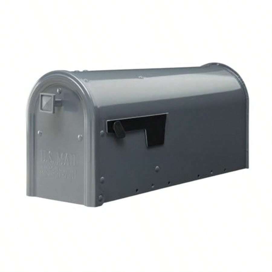 MailboxesARCHITECTURAL MAILBOXES Edson™ - Buzón de Acero Resistente a la Intemperie para Exterior Gris plomizo buzón Medio en la acera con Cierre magnético Aprobado por  para Entrega residencialMailboxes - GRIS - Ver 1