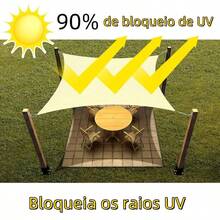 90% Shade Cloth For Garage And Pool, UV Protection And Quick Installation - Coffee Brown - View 8