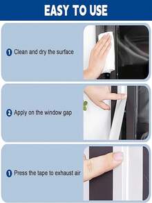 1 rotolo di nastro sigillante per finestre per bloccare l'aria fredda, nastro sigillante per riempire le fessure, ad alta adesione, nastro sigillante per il bagno, nastro sigillante per il water, adesivi nastro sigillante, nastro sigillante per la cucina, nastro sigillante impermeabile, nastro sigillante per porte, nastro sigillante per pavimenti, rimozione senza residui. - Multicolore - Visualizzare 5