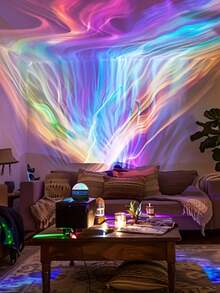 [Magical Galaxy Projector] 14 Effects Galaxy Star Projector, Northern Lights LED Atmosphere Projection Lamp Aurora Borealis Starry Sky Projector, For Room Home Decorations, Home Theater, Gift Decoration, Magical Projection Lamp Gifts, Holiday Party - Multi-color light - View 6