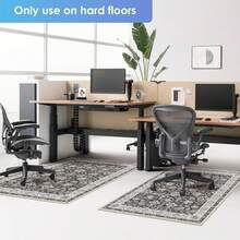 Azadx Chair Mat For Hardwood Floor 48" X 60" Desk Chair Mat For Hard Floors N-Slip Under Desk Rug Protector For Rolling Chair Computer Chair Mats Low Pile  Floor Protector,Blackish Green - 1 - 查看 4